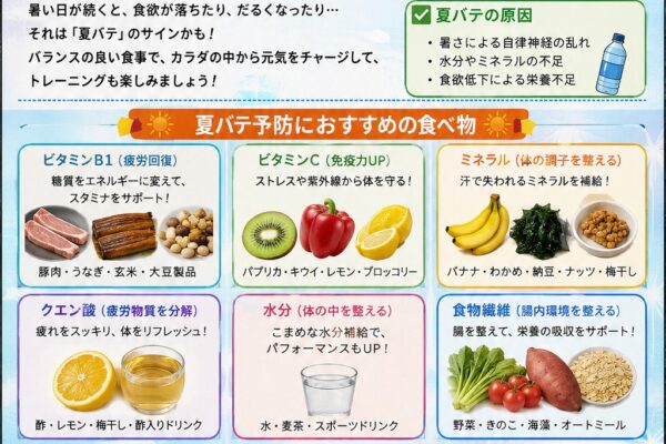 夏バテ予防